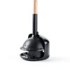 FORASTO Toilet Plunger Bright Black Ventilation Holder 3Pack-1