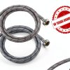 Yejesiy Washing Machine Hoses Stainless Steel 4 Feet Red-6