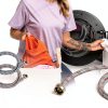 Yejesiy Washing Machine Hoses Stainless Steel 4 Feet Red-5