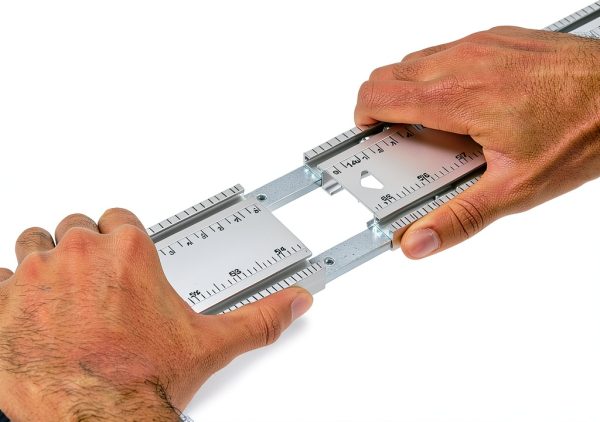 Bora NGX Clamp Edge Extension Aluminum Track Saw Guide-5