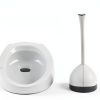 Clorox Toilet Plunger with Holder Ergonomic Grip Flange Cup-1