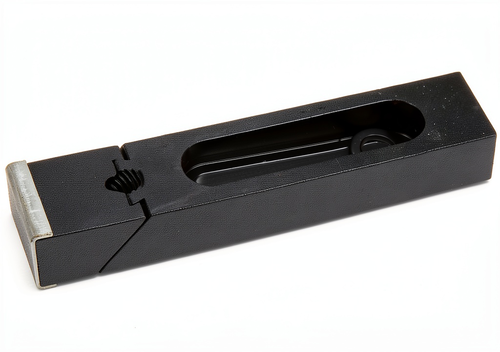 Te-Co edge clamp with black oxide finish on a workbench