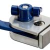 Rockler T Track Clamp Aluminum Modern Blue Edge Clamp-1