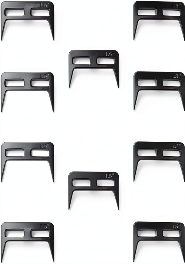 Wswqop Pinch Dog Clamps Steel Woodworking Edge Clamps-6