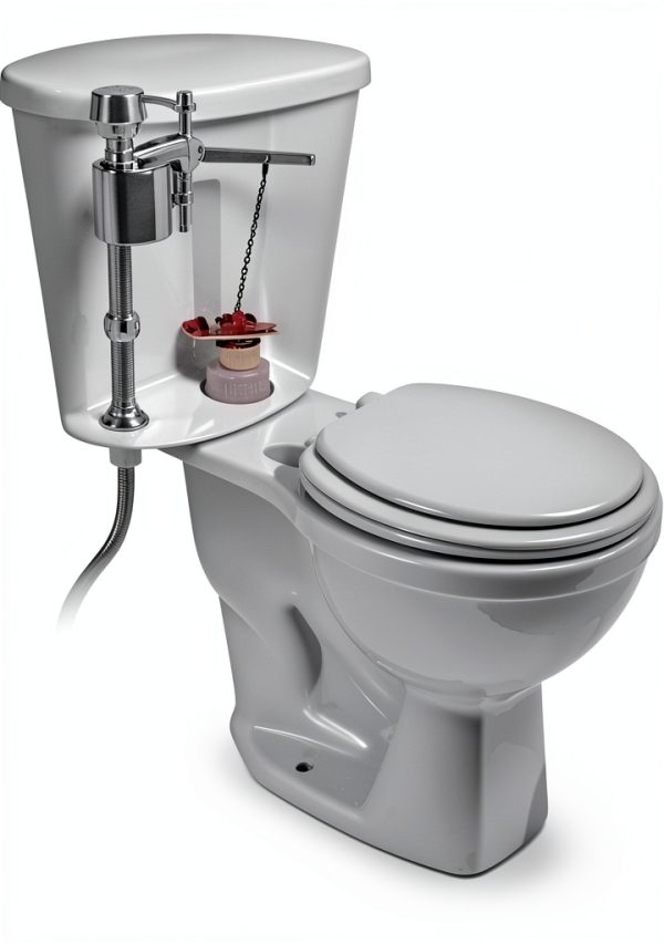 Fluidmaster Toilet Flapper 3 Inch Red Universal Durable-3