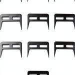 WeiLaiKeQi Steel Edge Clamps 150inch Black Woodworking Tools-0