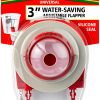Fluidmaster Toilet Flapper 3 Inch Red Universal Durable-2