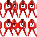Edge Clamps Plastic Modern Red VIKING MOUNTAIN TOOL WORKS-0