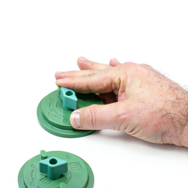 MICROJIG Edge Clamp Metal Industrial Green Dovetail Track-2
