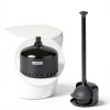 FORASTO Toilet Plunger Bright Black Ventilation Holder 3Pack-4