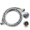 Yejesiy Washing Machine Hoses Stainless Steel 4 Feet Red-2