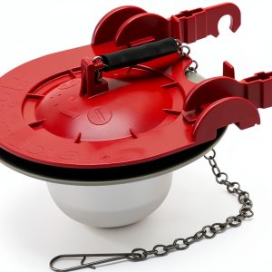 Fluidmaster Toilet Flapper 3 Inch Red Universal Durable-0