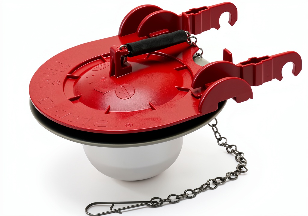 Fluidmaster 3-inch toilet flapper installed in a modern bathroom