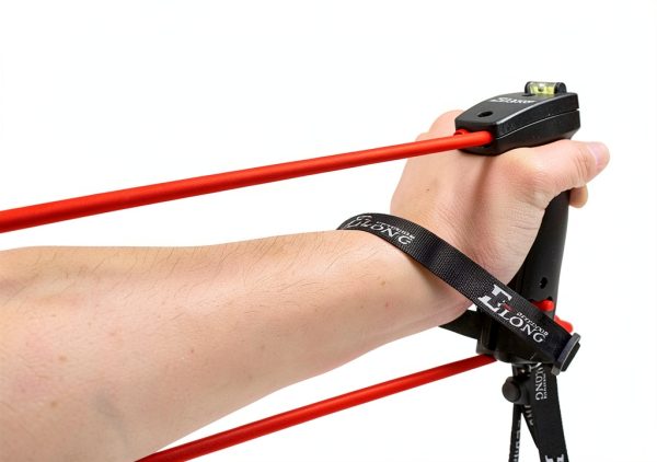 ELONG OUTDOOR Archery Draw Trainer Black Rubber Band 15lb 28in-5