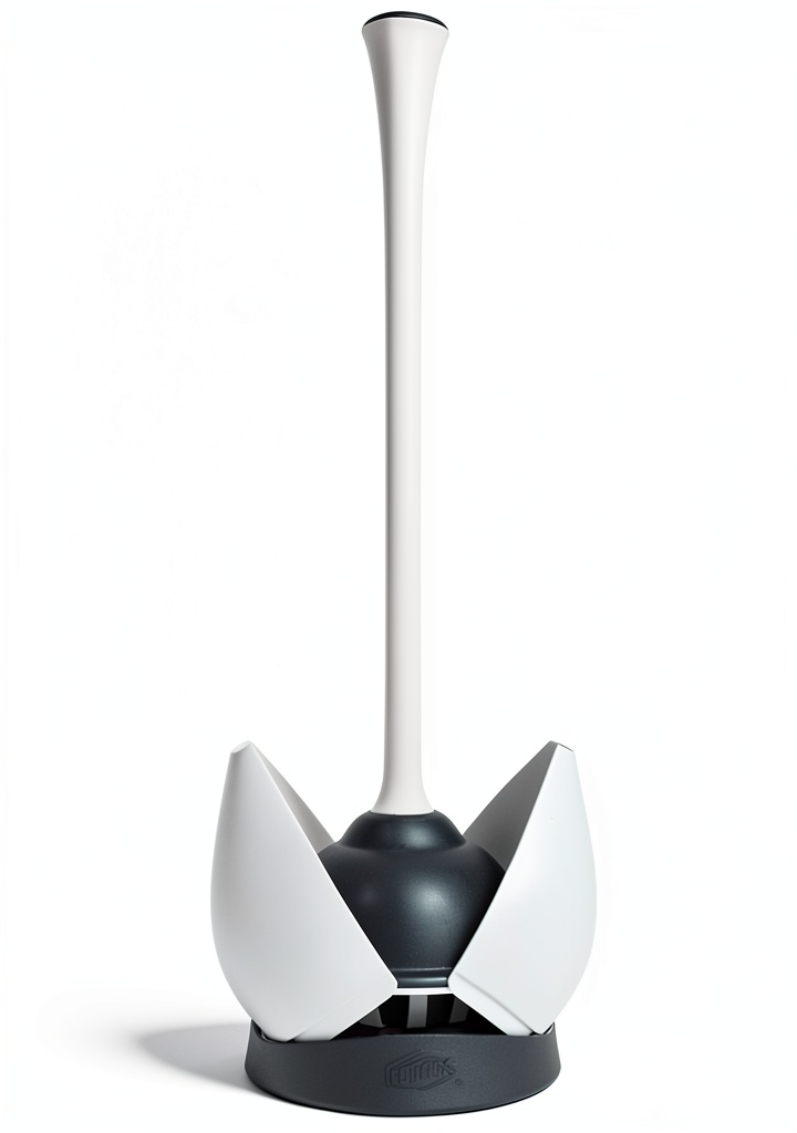 Clorox toilet plunger set with hideaway caddy
