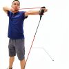 ELONG OUTDOOR Archery Draw Trainer Black Rubber Band 15lb 28in-6