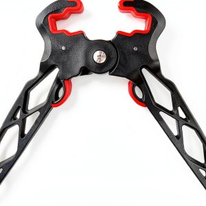 QI HUO JU Bow Stand - Black Plastic Archery Jack Stand Model 01BZGJS-0