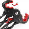 QI HUO JU Bow Stand - Black Plastic Archery Jack Stand Model 01BZGJS-2