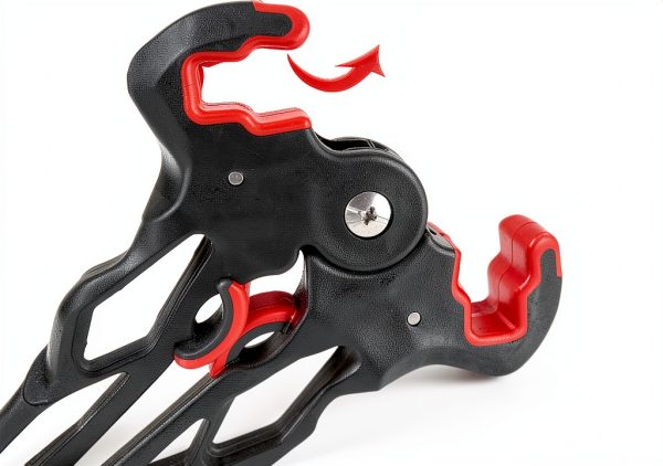 QI HUO JU Bow Stand - Black Plastic Archery Jack Stand Model 01BZGJS-2