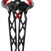 QI HUO JU Bow Stand - Black Plastic Archery Jack Stand Model 01BZGJS-5