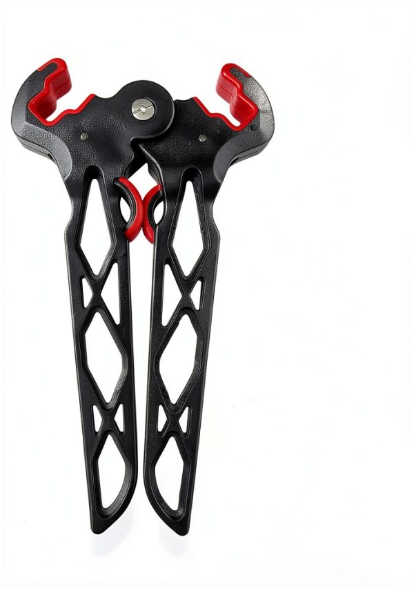 QI HUO JU Bow Stand - Black Plastic Archery Jack Stand Model 01BZGJS-5