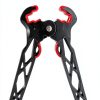 QI HUO JU Bow Stand - Black Plastic Archery Jack Stand Model 01BZGJS-3