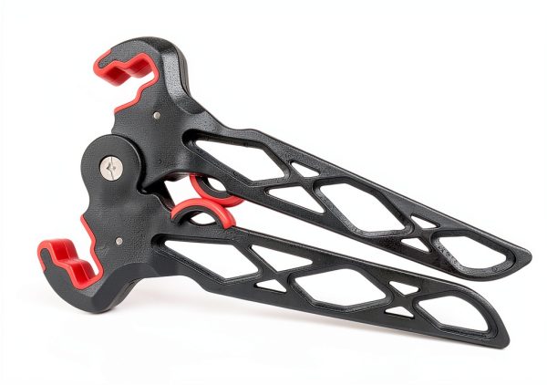 QI HUO JU Bow Stand - Black Plastic Archery Jack Stand Model 01BZGJS-6