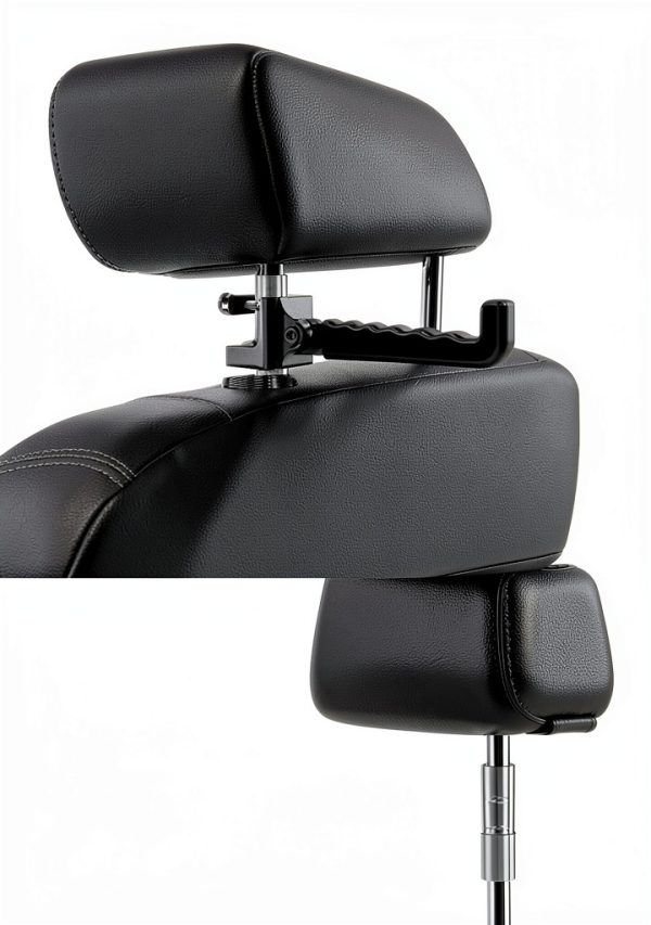 Aluminum Bow Headrest Hanger by Tiga Glossy Finish with Silicone Shims-4