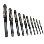 findmall 9 Set High Speed Steel Adjustable Hand Reamers 15/32 Inch to 1-3/16 Inch Fit for Drilling Machine and Other Machine-0