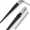 T-Handle Tapered Reamer Set Zorveiio Steel 1/8"-5/8" Hand Reamers-3