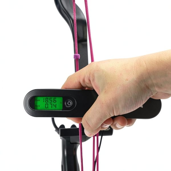 Digital Bow Scale,110 lbs High Precision Archery Bow Scale with Peak/Hold Function-3