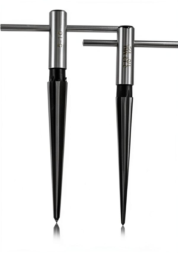 T-Handle Tapered Reamer Set Zorveiio Steel 1/8"-5/8" Hand Reamers-0