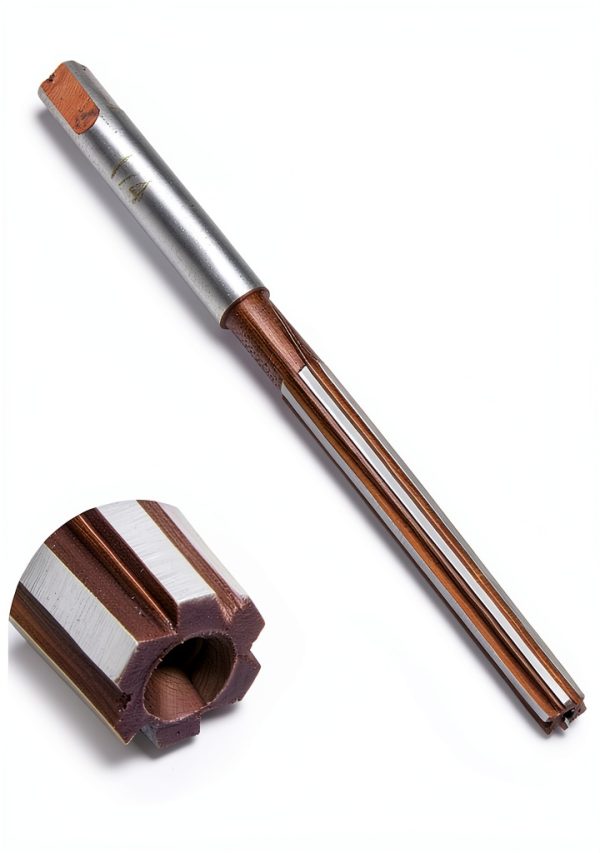 Hand Reamer uxcell 1/4" H7 High Speed Steel Straight Flute Cutter-1