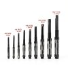 findmall 9 Set High Speed Steel Adjustable Hand Reamers 15/32 Inch to 1-3/16 Inch Fit for Drilling Machine and Other Machine-4