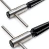 T-Handle Tapered Reamer Set Zorveiio Steel 1/8"-5/8" Hand Reamers-1