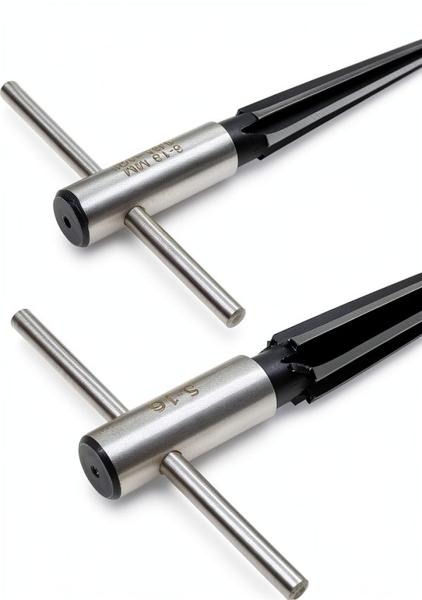 T-Handle Tapered Reamer Set Zorveiio Steel 1/8"-5/8" Hand Reamers-1