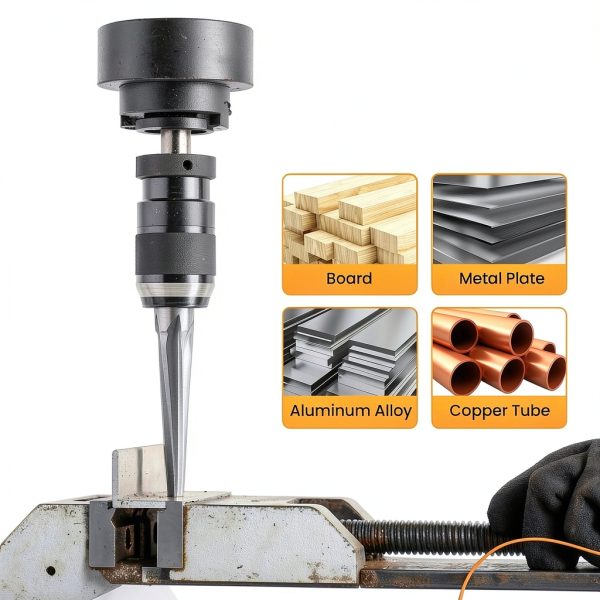 maXpeedingros 7° Tapered Ball Joint Reamer – 1‑1/2" Per Foot, 6542 HSS-6
