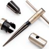 T-Handle Tapered Reamer Set Zorveiio Steel 1/8"-5/8" Hand Reamers-4
