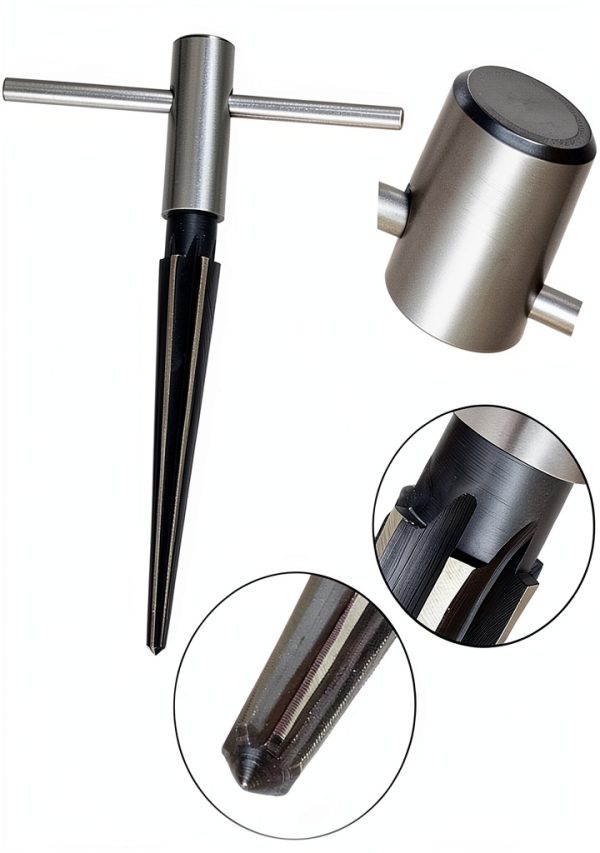 T Handle Taper Reamer Set Eyech 2‑Piece Hand Reamers with Hex Shank-5