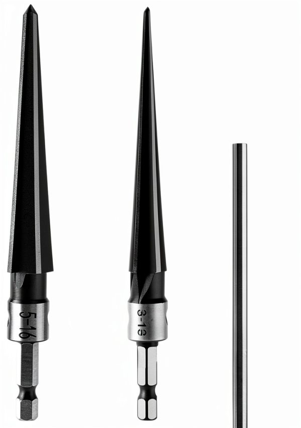 T Handle Taper Reamer Set Eyech 2‑Piece Hand Reamers with Hex Shank-0