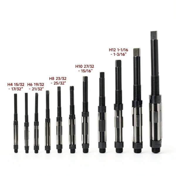 Adjustable Hand Reamers findmall 11Pcs H4-H14 15/32-to-1½-in HSS-4
